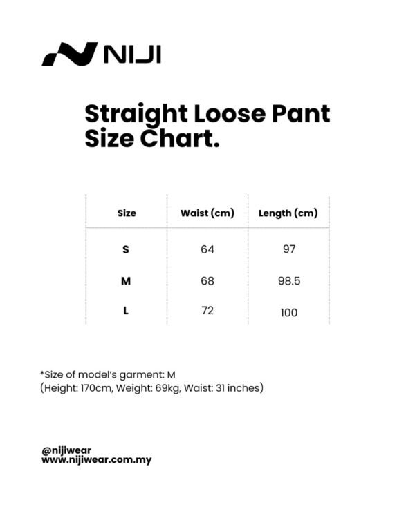 Straight Loose Cut Pant
